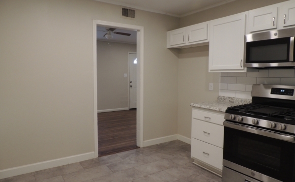 Kitchen from garage door